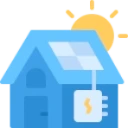 Une maison équipé en panneaux solaire