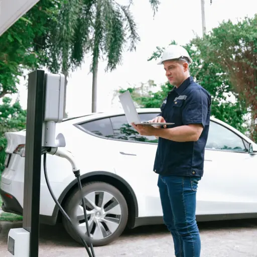 Comment se déroule l'installation d'une borne de recharge ? un expert solaire installe sa borne de recharge